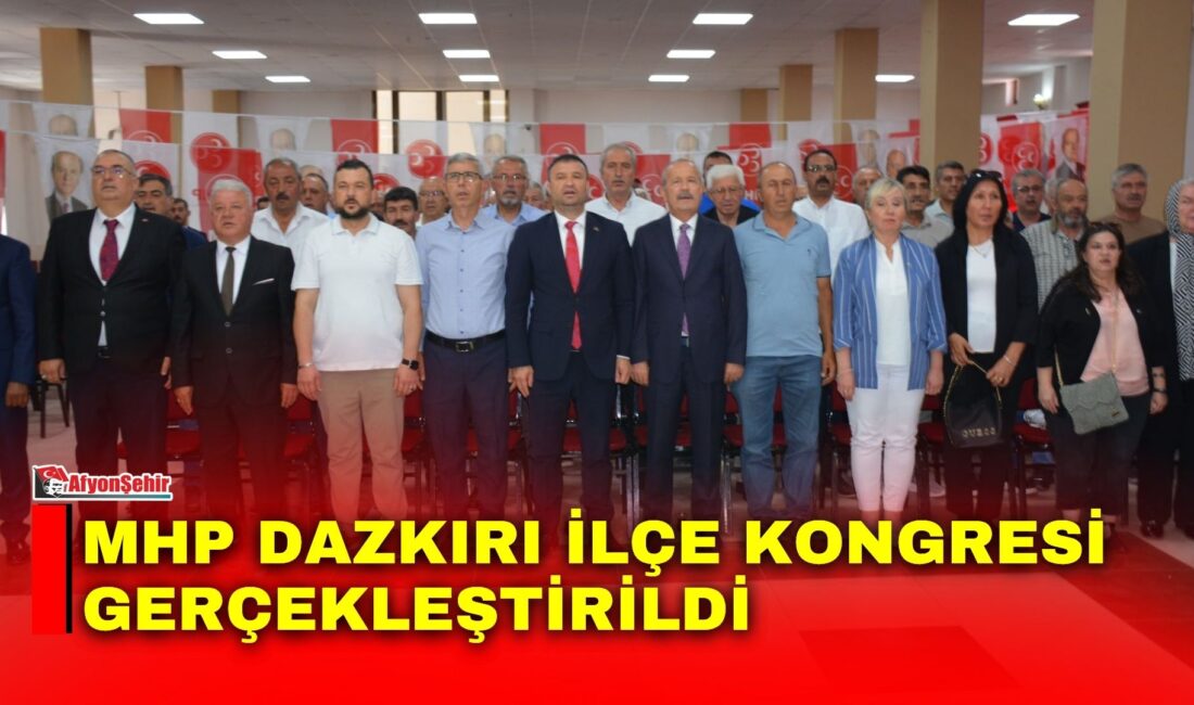 MHP Afyonkarahisar Milletvekili Mehmet Taytak, Dazkırı İlçe Kongresi'ne katıldı. Kongrede