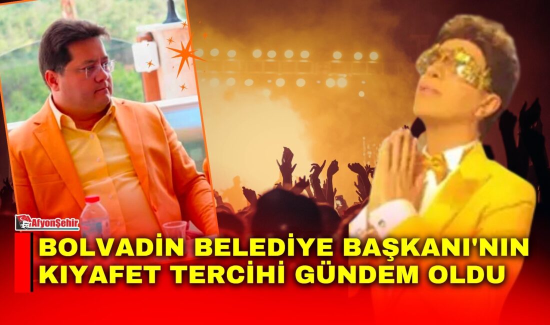 Bolvadin Belediye Başkanı Derviş Aynacı'nın katıldığı bir programda tercih ettiği