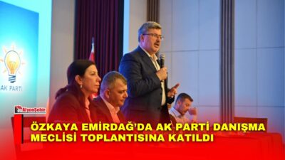AK Parti Afyonkarahisar Milletvekili Ali Özkaya, Emirdağ’da düzenlenen AK Parti