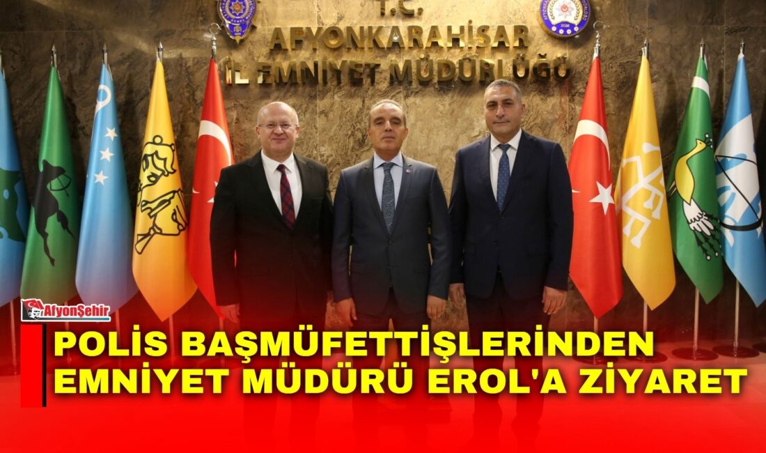 Polis Başmüfettişleri 1. Sınıf Emniyet Müdürleri İsmail Bayrak ile Abdullah