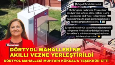 Afyonkarahisar Belediyesi’ne ait su fatura ödeme, su yükleme ve vergi