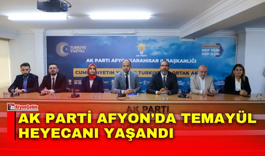 AK Parti Afyonkarahisar İl Başkanlığında gerçekleştirilen temayül yoklamasında yaklaşık 400