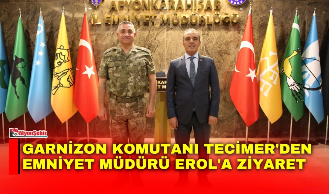 Afyonkarahisar İkmal ve Garnizon Komutanı Tuğgeneral Dr. Yalçın Tecimer, Afyonkarahisar