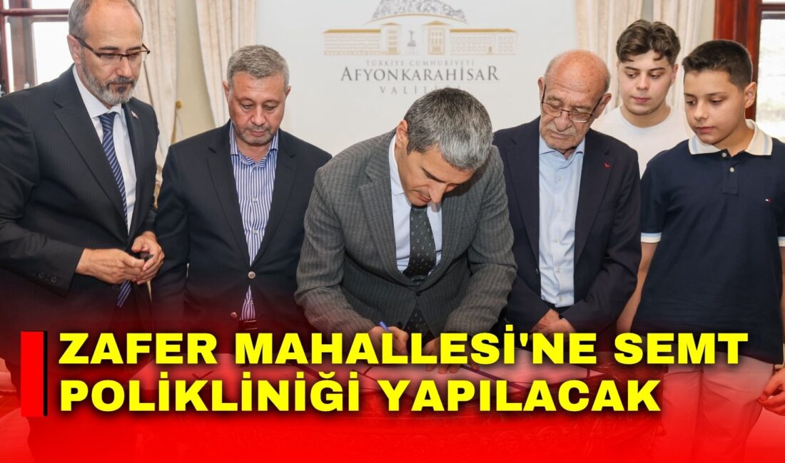 Afyonkarahisar'ın sağlık altyapısını güçlendirecek önemli bir yatırım için protokol imzalandı.