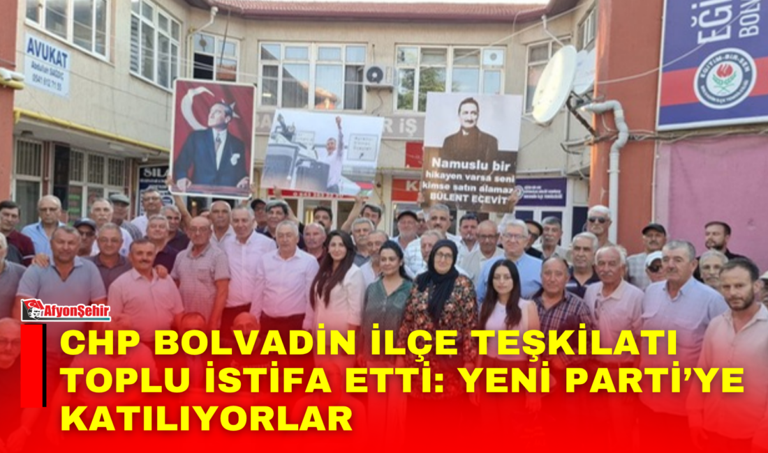 &nbsp; Cumhuriyet Halk Partisi (CHP) Bolvadin İlçe Teşkilatı, düzenlenen basın