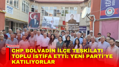 &nbsp; Cumhuriyet Halk Partisi (CHP) Bolvadin İlçe Teşkilatı, düzenlenen basın