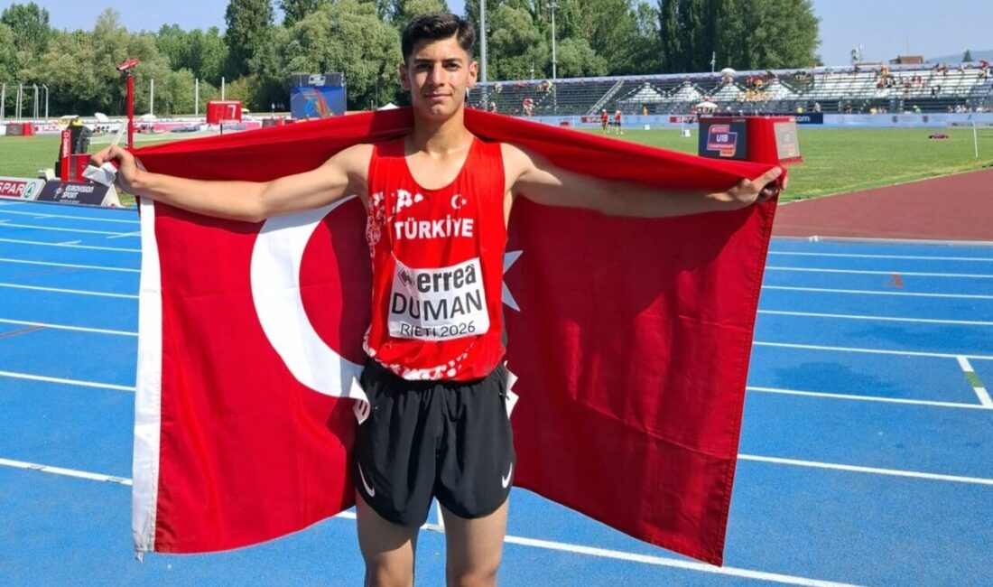 Avrupa U18 Atletizm Şampiyonası’nda piste çıkan Fenerbahçeli milli atlet Abdulsamet