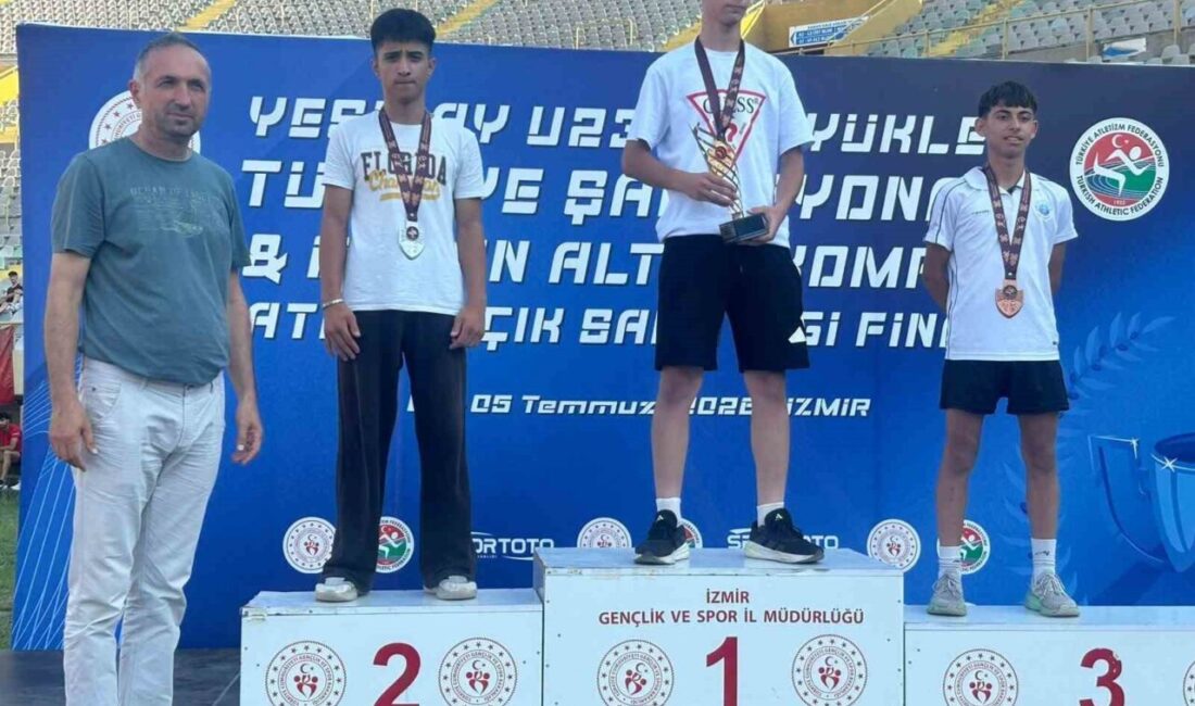 İzmir’de düzenlenen Orhan Altan Komple Atlet Çoklu Branşlar Finali’nde Aydın’ı