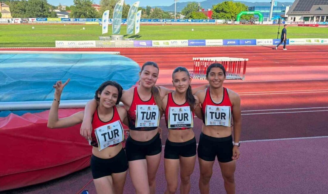 Aydınlı milli atlet Sude Naz Bayar, Slovenya’da düzenlenen U-18 Balkan