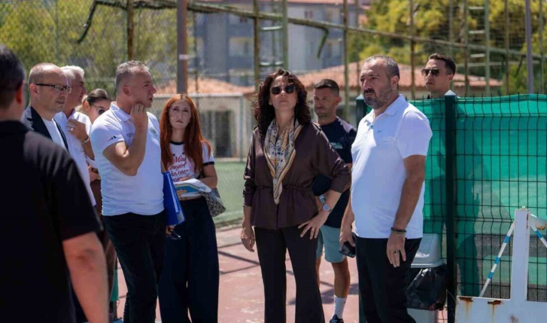 Menteşe Belediye Başkanı Gonca Köksal Aras, Ali Fuat Özge Spor