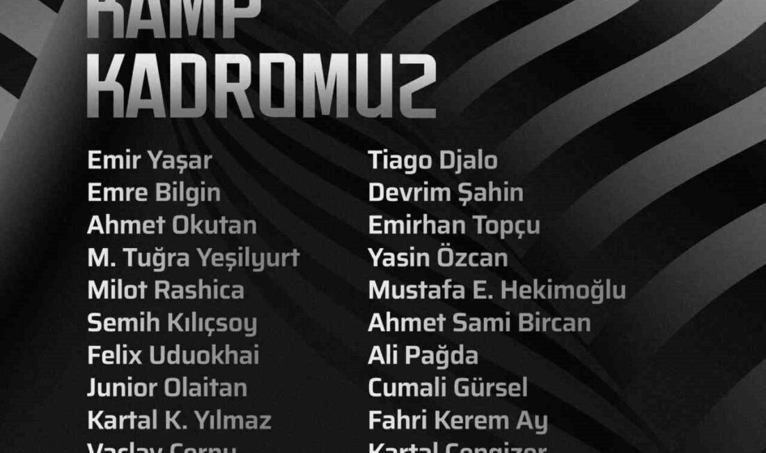 Yeni sezon hazırlıklarının İstanbul etabını tamamlayan Beşiktaş, çalışmalarına Slovakya’da gerçekleştireceği
