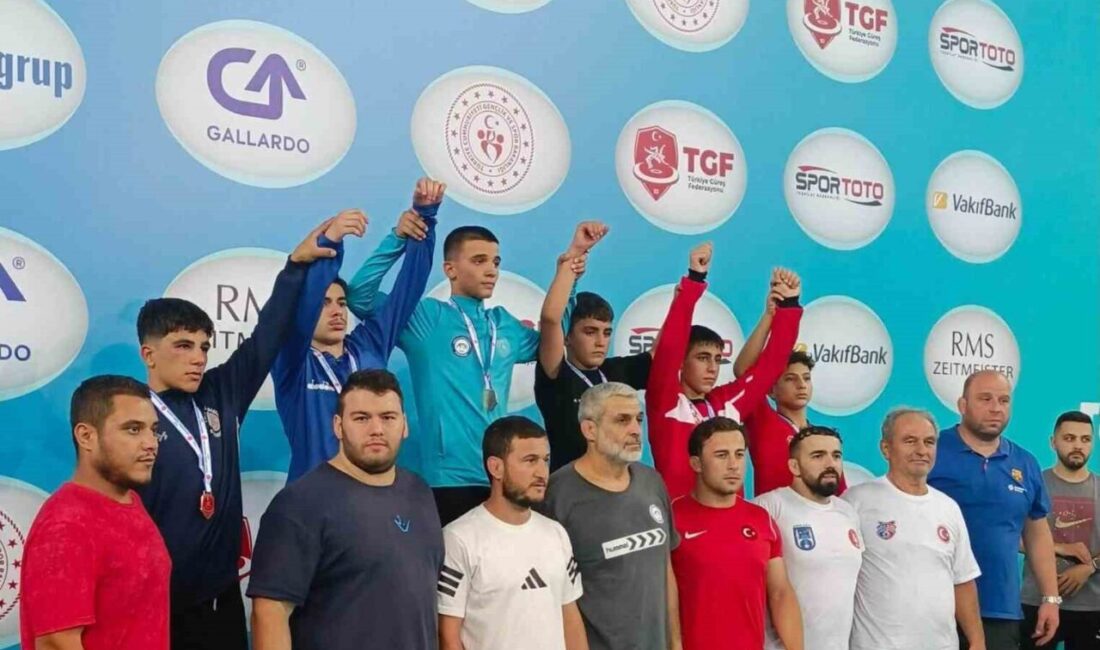 Bilecikli minik güreşçiler Minikler Türkiye Güreş Şampiyonası’nın ilk gününde bronz