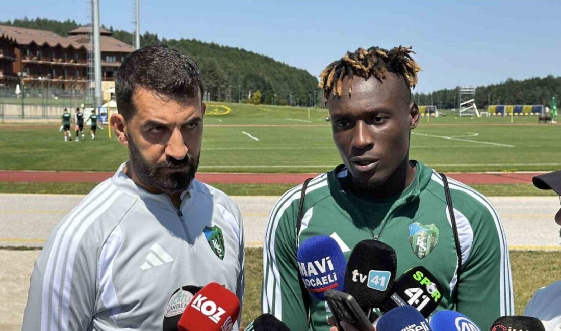 Kocaelisporlu Daniel Agyei, Topuk Yaylası kampında yaptığı açıklamada yeni sezona