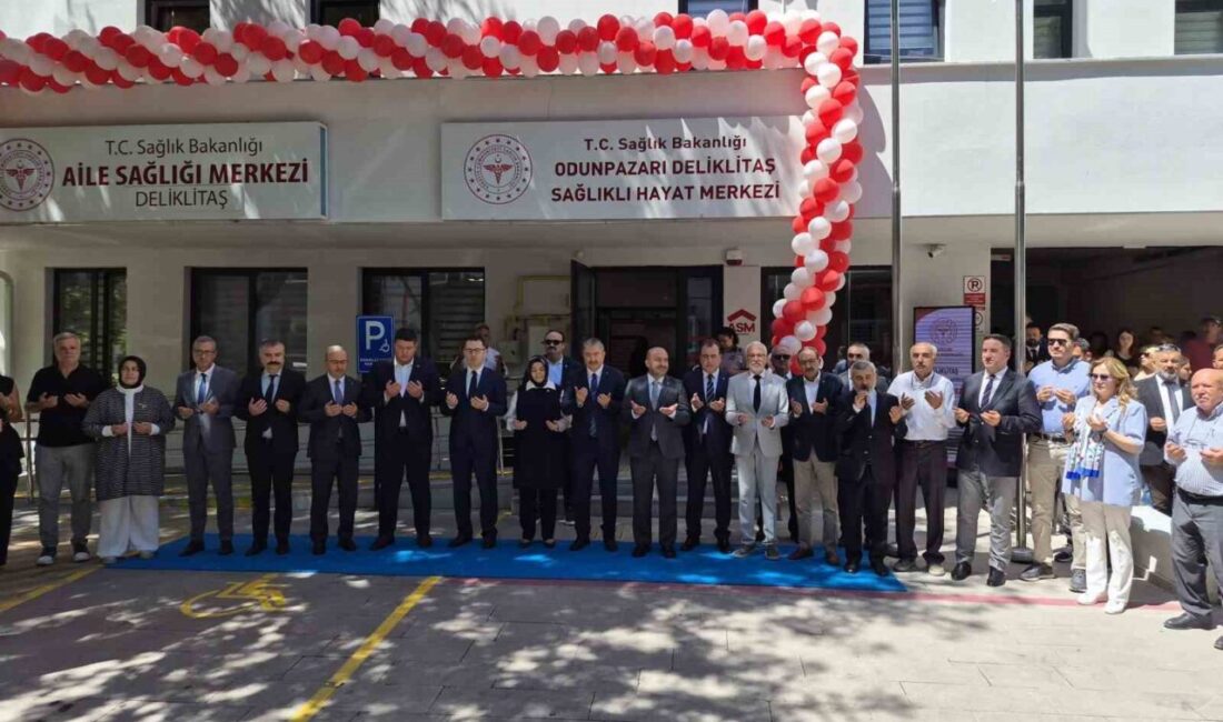 Eskişehir’de Deliklitaş Sağlıklı Hayat Merkezi, düzenlenen törenle açıldı. Odunpazarı ilçesi