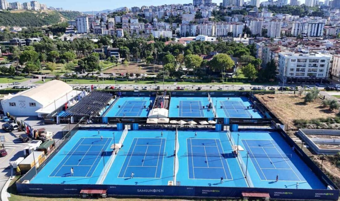Samsun Büyükşehir Belediyesi’nin katkılarıyla düzenlenen ve tenisin nabzının Samsun’da attığı