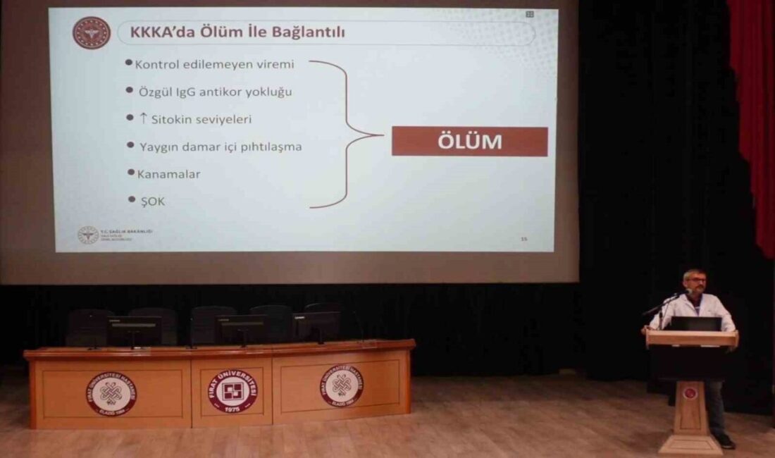 Fırat Üniversitesi Hastanesi’nde sağlık çalışanlarına Kırım Kongo Kanamalı Ateşi (KKKA)