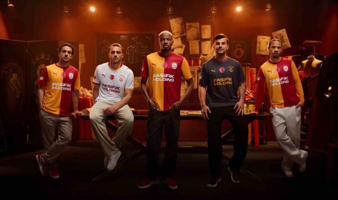 Galatasaray’ın 2026-2027 sezonunda giyeceği iç saha, deplasman ve alternatif formaları