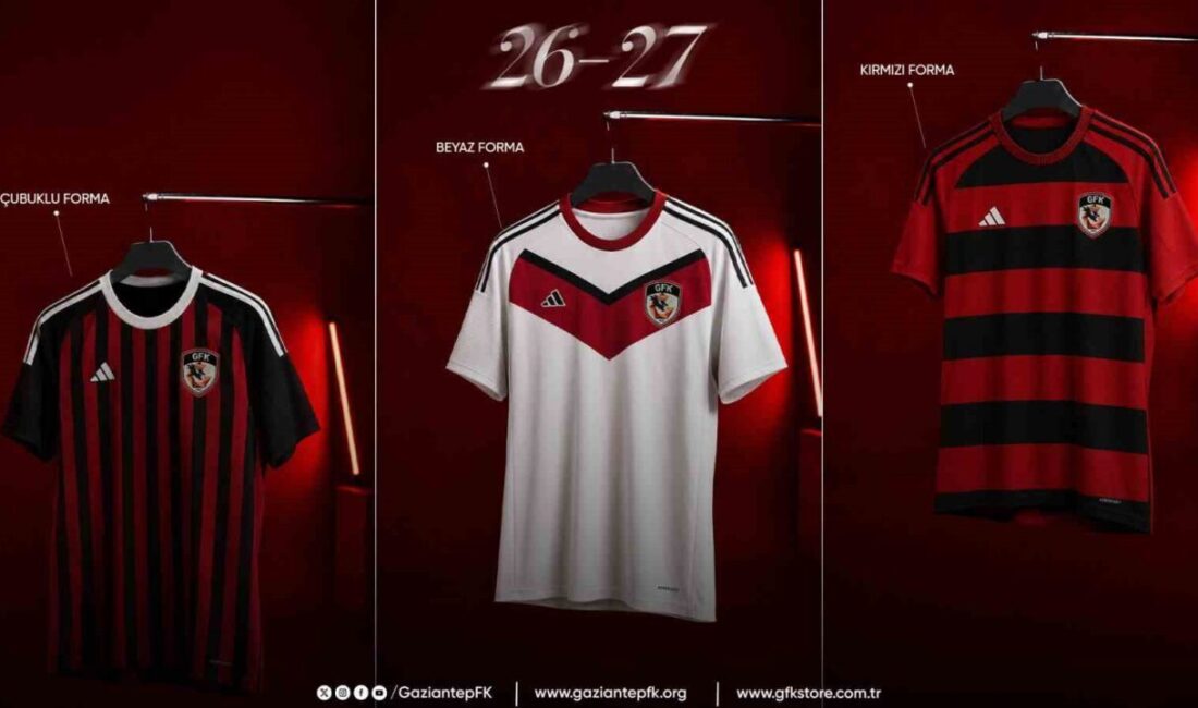 Gaziantep Futbol Kulübü, yeni sezonda giyeceği formaları tanıttı. Gaziantep Futbol