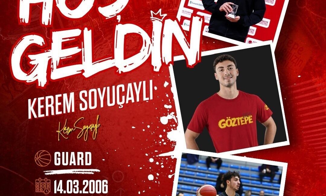 Göztepe Basketbol, 20 yaşındaki basketbolcu Kerem Soyuçaylı’yı kadrosuna kattığını açıkladı.