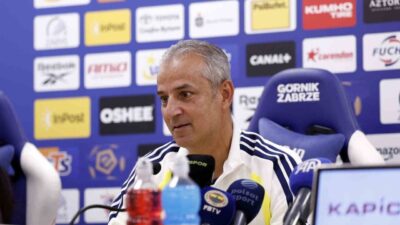 Fenerbahçe Teknik Direktörü İsmail Kartal, Gornik Zabrze karşısında ilk maçta