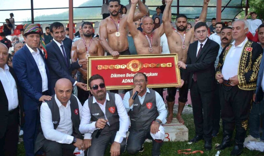 Sinop’ta, “Karadeniz’in Kırkpınarı” olarak anılan 59. Geleneksel Dikmen Yağlı Güreşleri,