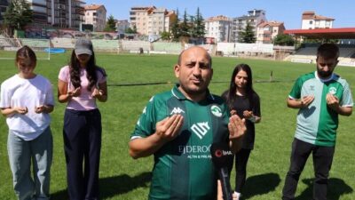 TFF 3. Lig’de mücadele eden Kırşehir Futbol Kulübü’nün amigosu Halil