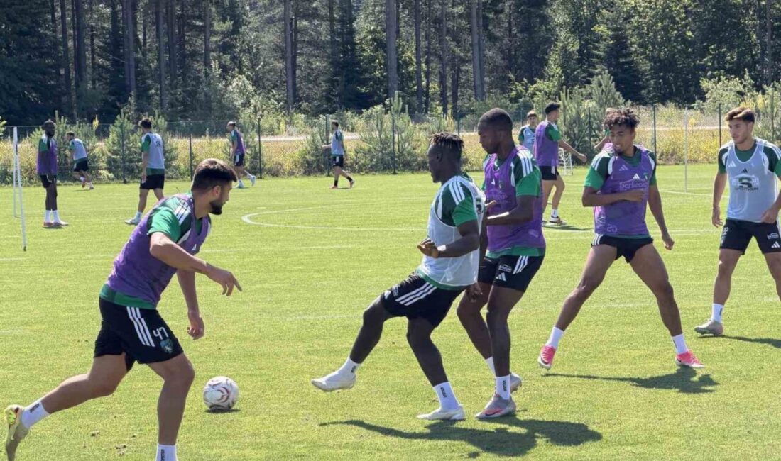 Kocaelispor, yeni sezon hazırlıklarını Düzce’nin Kaynaşlı ilçesindeki Topuk Yaylası Tesisleri’nde