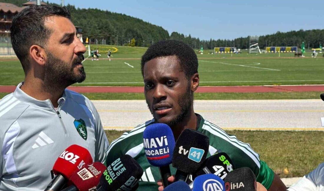 Kocaelispor’un yeni transferi Makana Baku, yeşil-siyahlı formayı giyeceği için mutlu