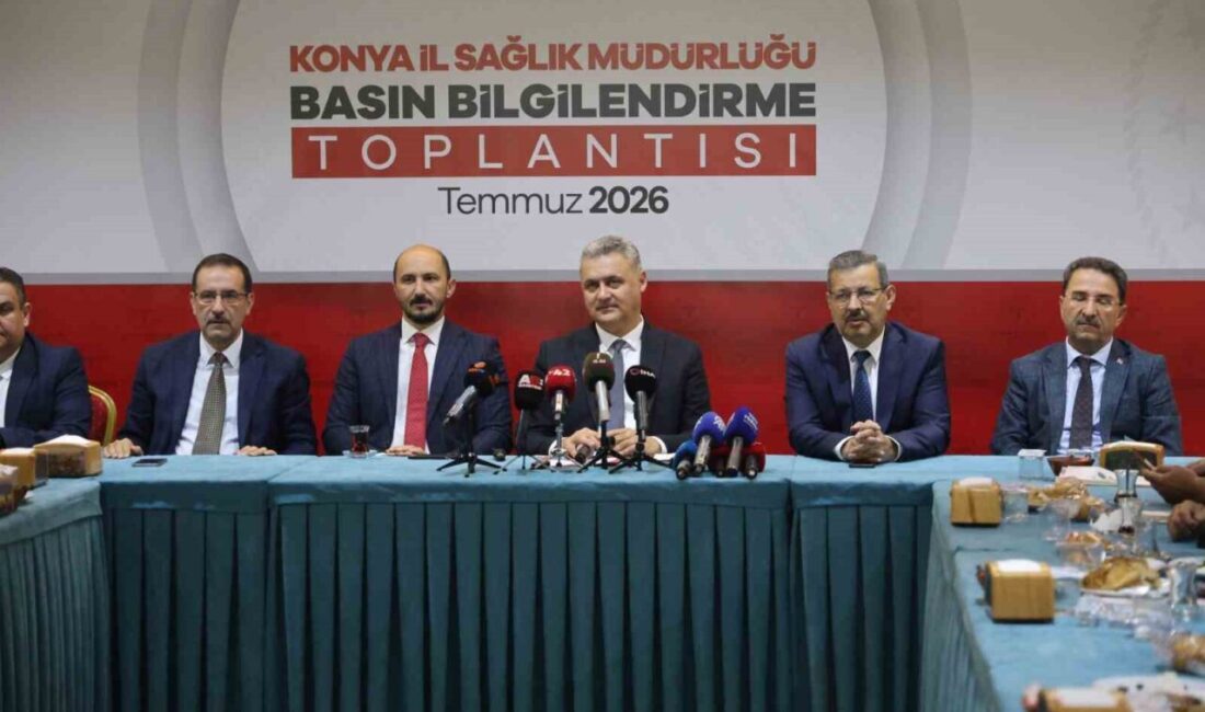 Konya İl Sağlık Müdürü Doç. Dr. Yusuf Yavuz, göreve geldiklerinde