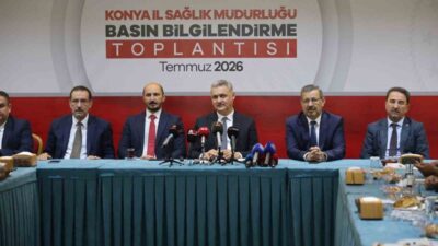 Konya İl Sağlık Müdürü Doç. Dr. Yusuf Yavuz, göreve geldiklerinde