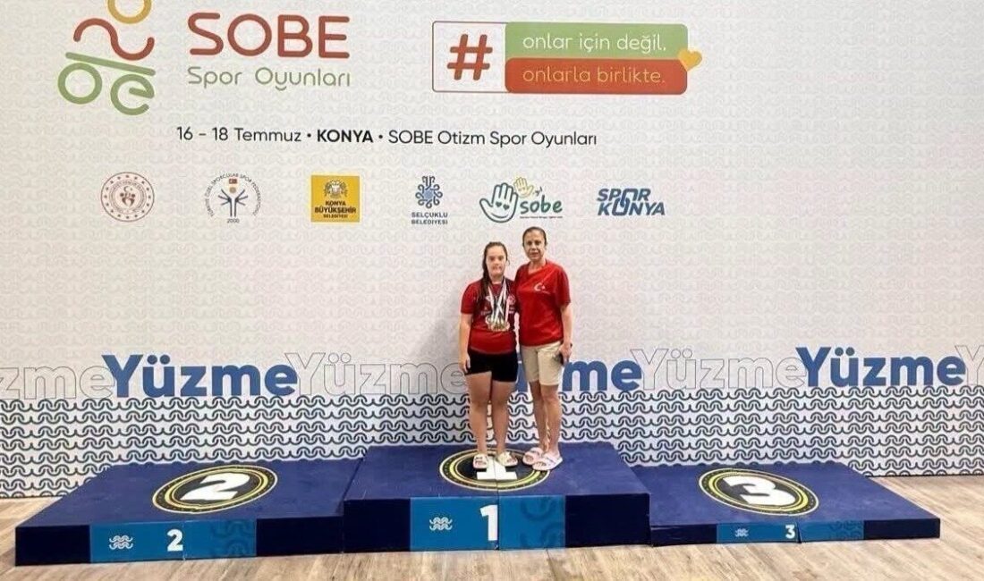 Muğla’nın Köyceğiz ilçesinden özel sporcu Elif Oral, Konya’da düzenlenen TOSSFED