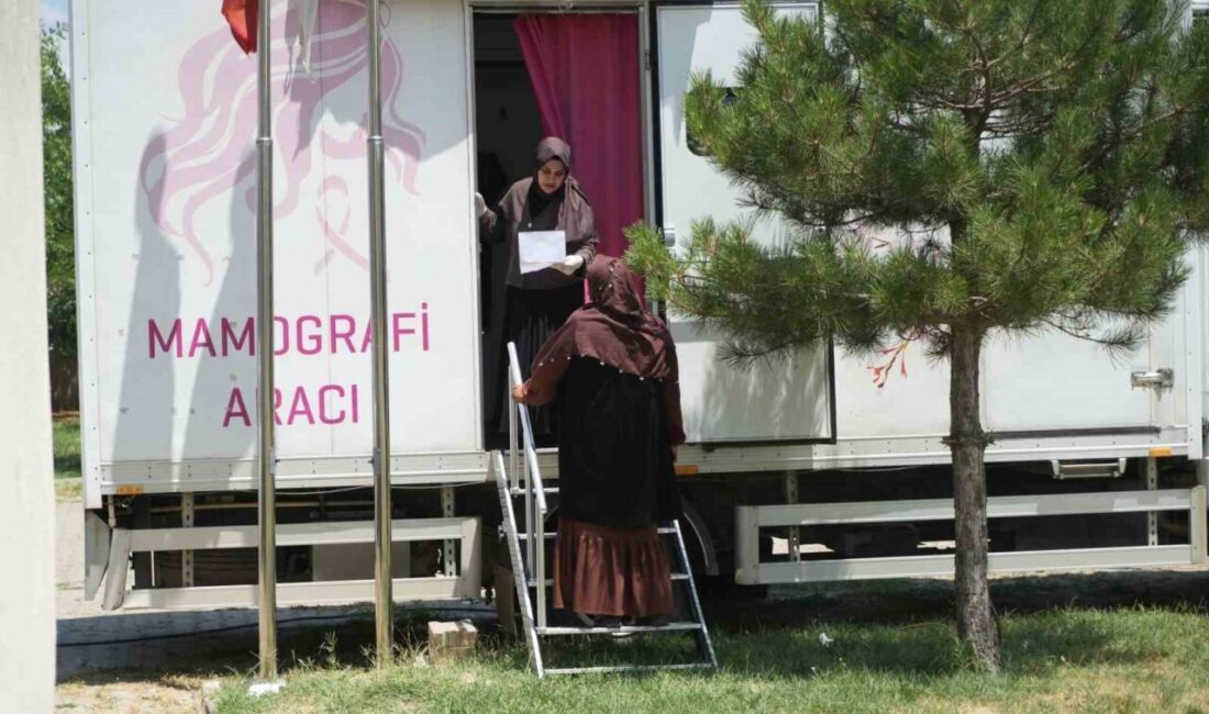 Muş İl Sağlık Müdürlüğü, kanserde erken teşhisi artırmak amacıyla mobil