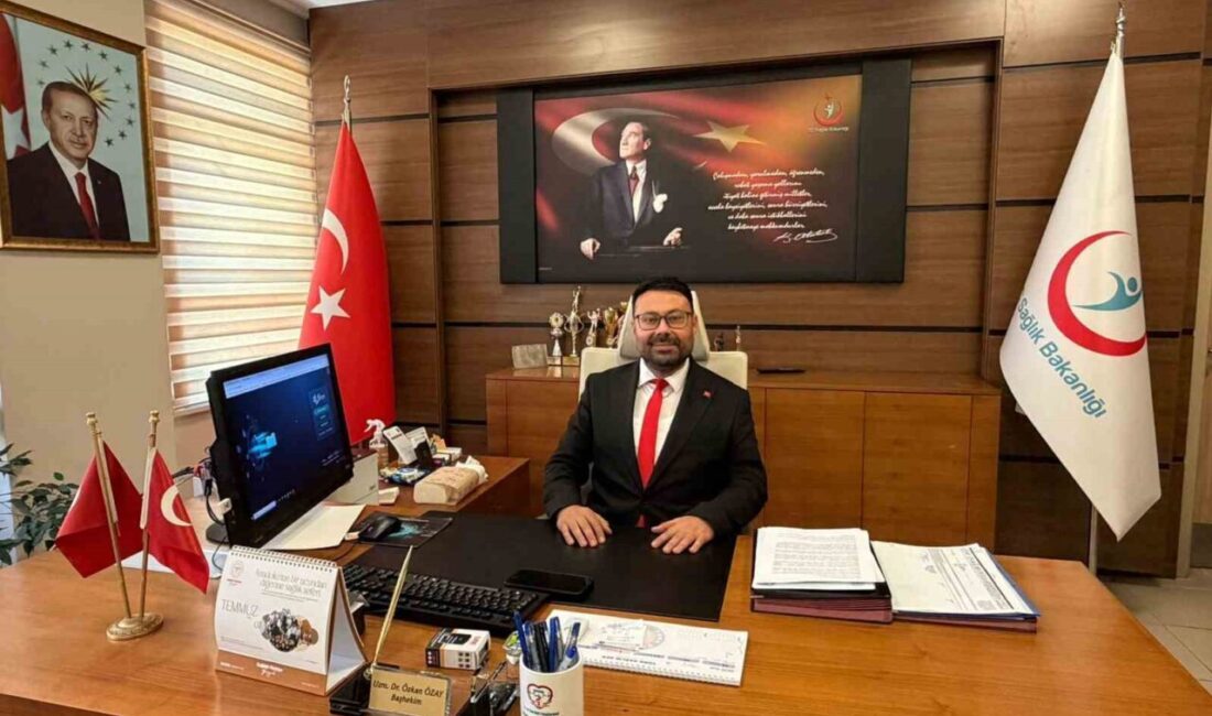 Mersin’in Mut İlçesinde Devlet Hastanesi Başhekimi Hüseyin Özer’in yan dal