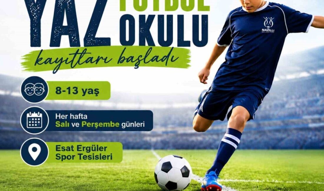 Nazilli Belediyesi, çocukların yaz tatilini sporla, disiplinle ve eğlenceyle geçirmesi