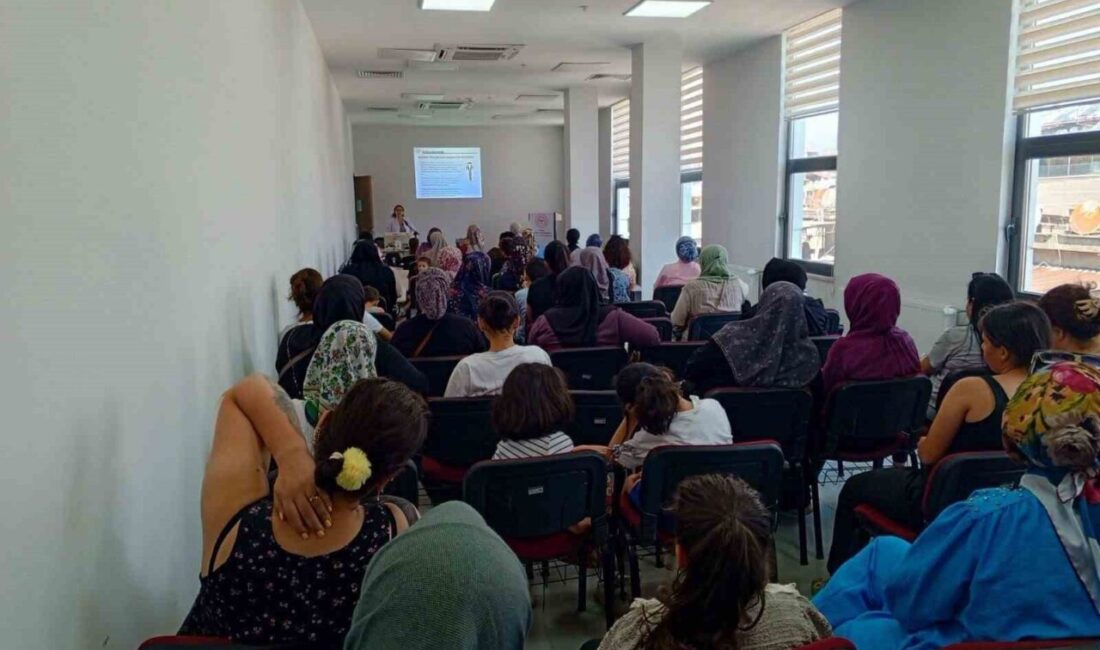 Aydın’ın Nazilli ilçesinde kadınlara yönelik düzenlenen eğitim programında aşırı sıcakların