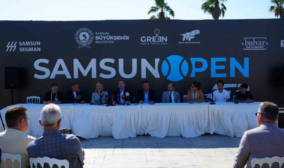 Samsun’da düzenlenen Uluslararası Samsun Open ATP Challenger 50 Tenis Turnuvası’nın