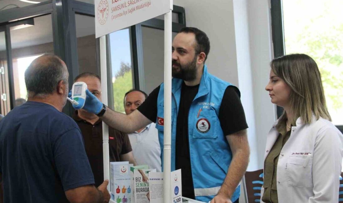 SAMSUN (İHA) – Samsun’un Çarşamba İlçe Sağlık Müdürlüğü bünyesinde hizmet