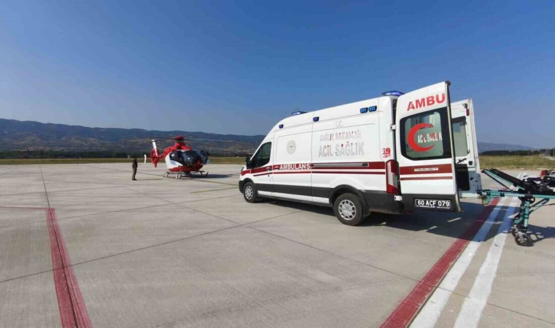 Tokat’ta geçirdiği kafa travması nedeniyle Tokat Devlet Hastanesi’nde tedavi gören