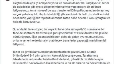 3 yıl içinde ligin ilk 5’inde daimi olacak bir takım