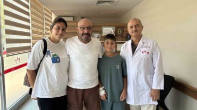 Samsun’da aylarca karın ağrısı şikayeti yaşayan 11 yaşındaki erkek hastanın
