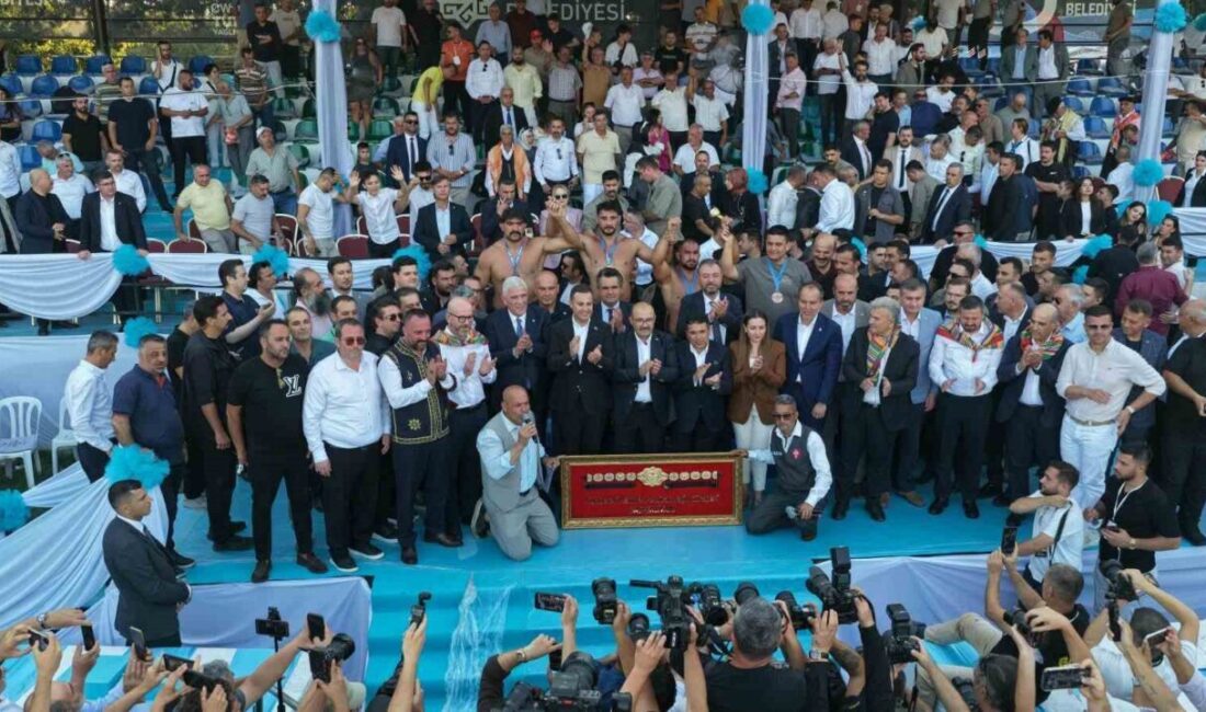 CW Enerji Türkiye Yağlı Güreş Ligi 7. etabı kapsamında düzenlenen