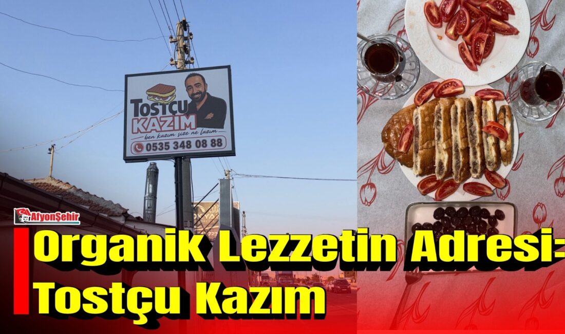 Organik Lezzetin Adresi: Tostçu Kazım Ankara-Afyonkarahisar karayolu üzerinde hizmet veren Tostçu Kazım, organik ürünleri ve