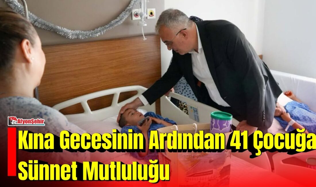 Afyonkarahisar Belediyesi tarafından Zafer Meydanı’nda düzenlenen kına gecesinin ardından 41