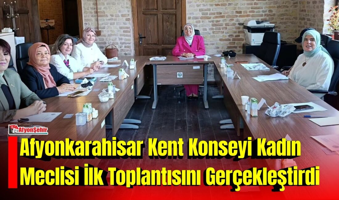 Afyonkarahisar Kent Konseyi Kadın Meclisi, Başkanı Aliye Mete Sert’in başkanlığında