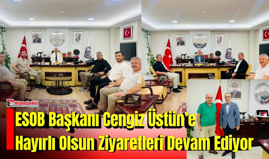 Afyonkarahisar Esnaf ve Sanatkârlar Odaları Birliği (ESOB) Başkanı Cengiz Üstün’e
