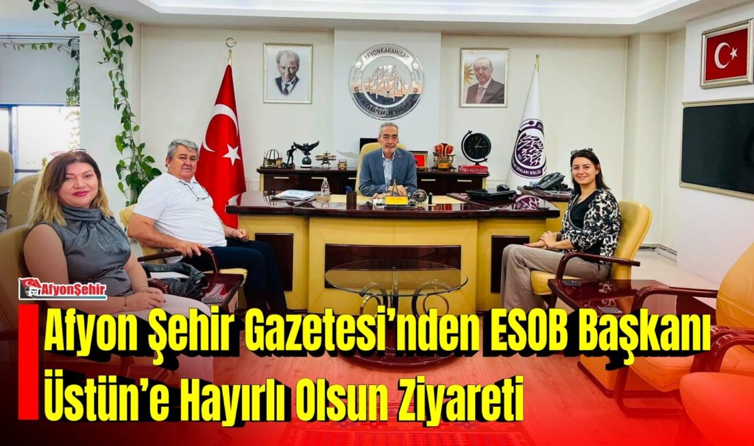 Afyon Şehir Gazetesi İmtiyaz Sahibi Hakan Dilek, CEO Nergis Savrık