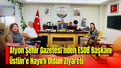 Afyon Şehir Gazetesi İmtiyaz Sahibi Hakan Dilek, CEO Nergis Savrık