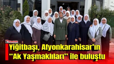 İçişleri Bakan Yardımcısı Kübra Güran Yiğitbaşı, Afyonkarahisar’da camilerin temizliğini gönüllü
