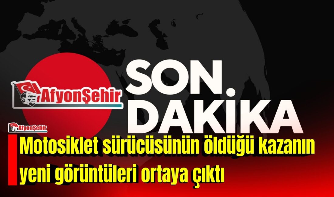 Afyonkarahisar’ın Bolvadin ilçesinde geçtiğimiz 13 Ağustos’ta meydana gelen ve motosiklet