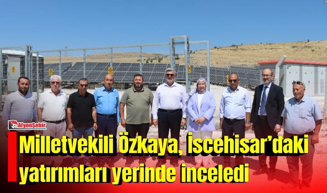 AK Parti Afyonkarahisar Milletvekili Ali Özkaya, İscehisar ilçesinde belediye tarafından